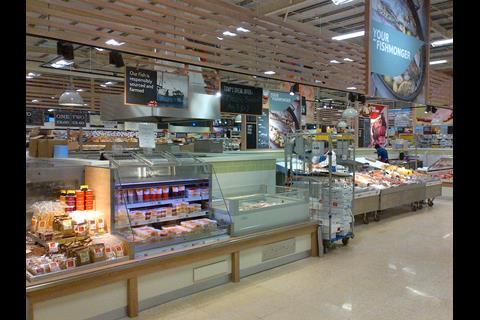 The deli counter at Tesco Coventry